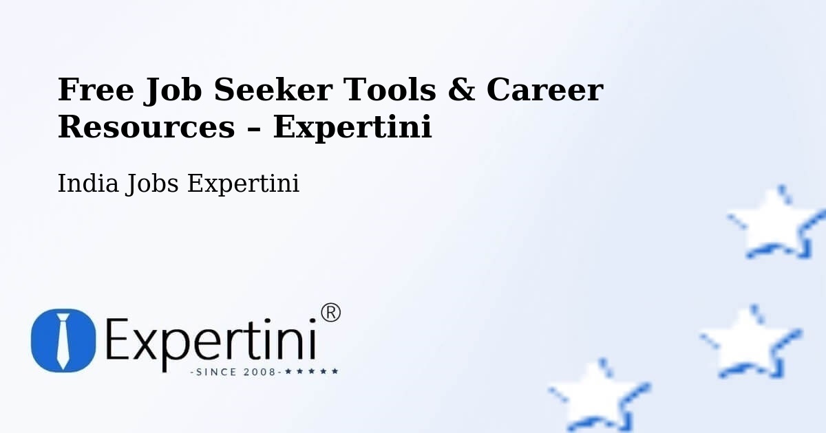 Free Job Seeker Tools & Career Resources – Dirba - Dirba, India Jobs Expertini