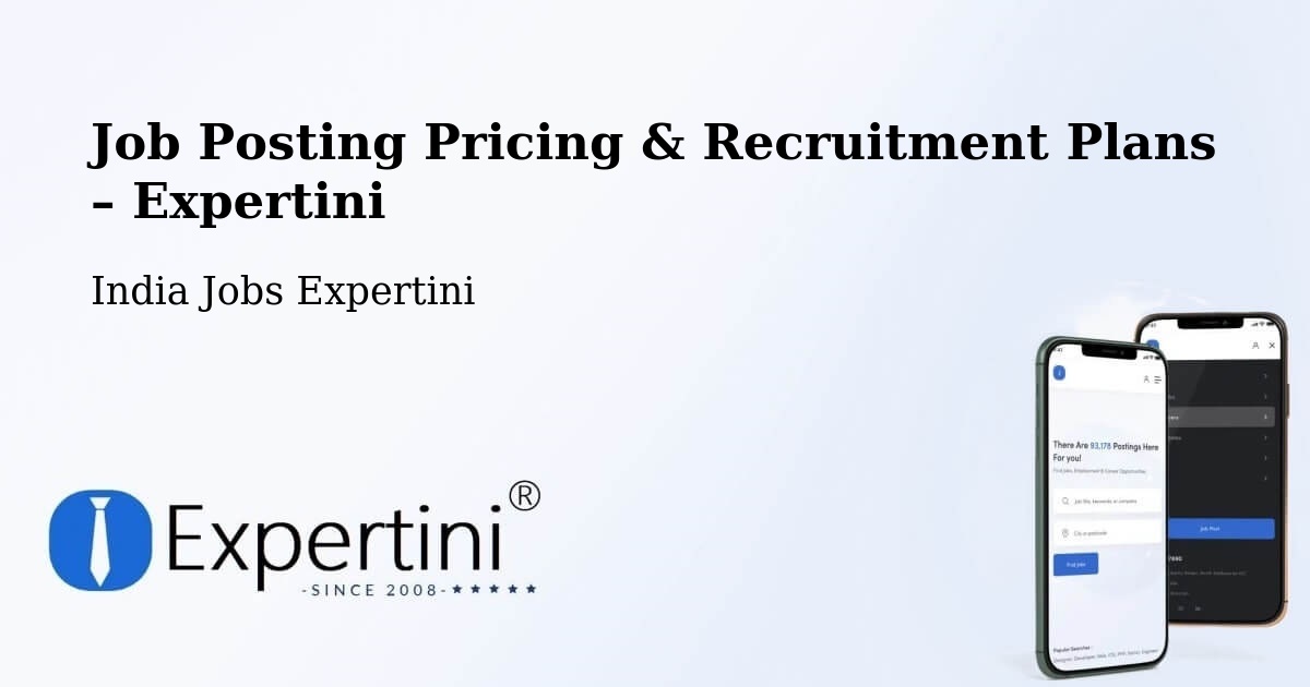 Job Posting Pricing & Recruitment Plans – Dirba - Dirba, India Jobs Expertini